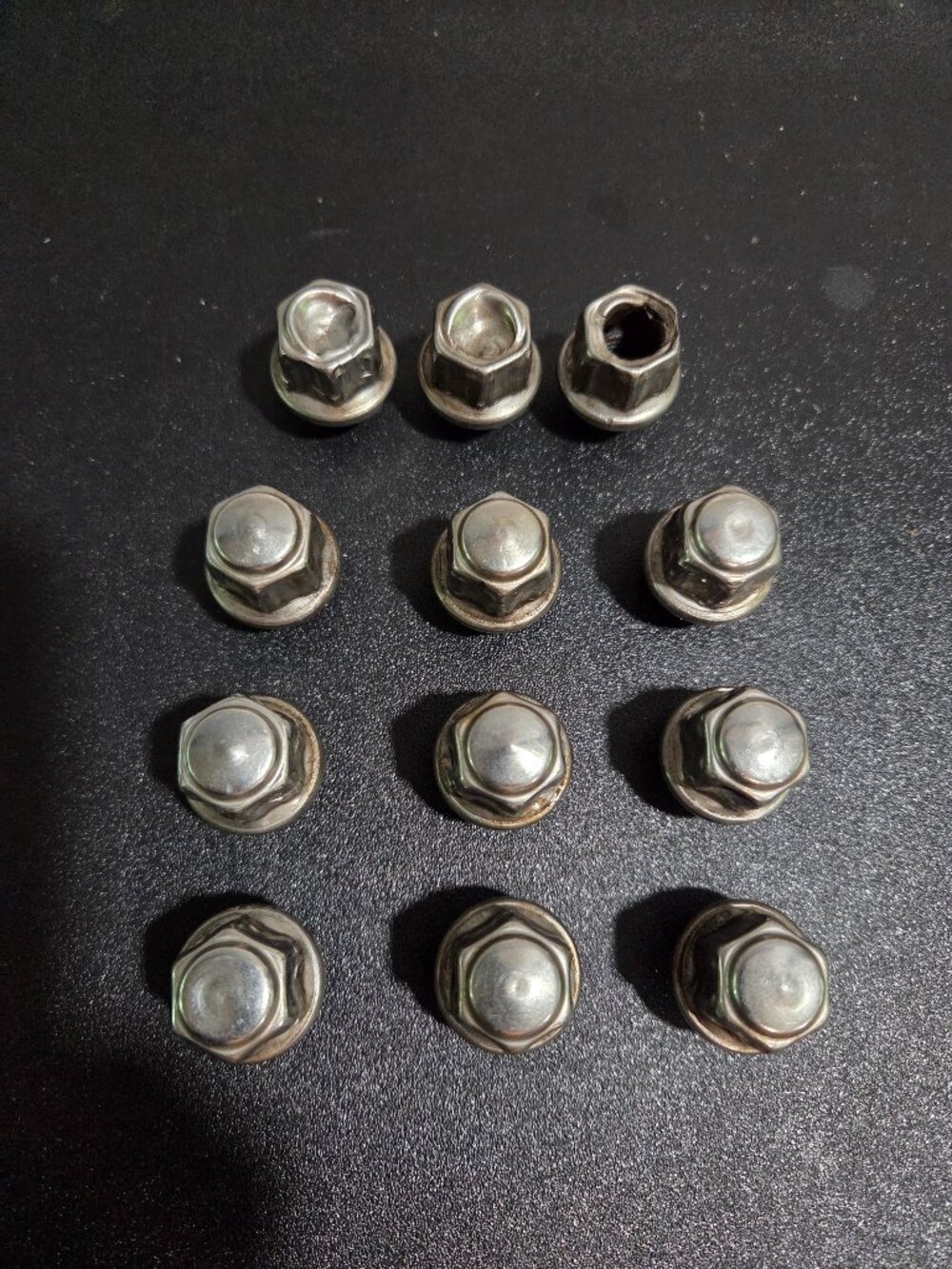 Porsche 911 928 944 951 968 Genuine Alum Wheel Lug Nut Set of 12